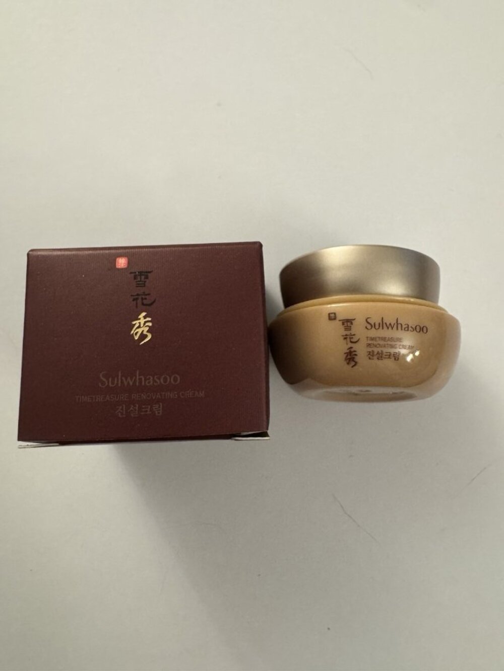 New Sulwhasoo Timetreasure Renovating Cream Jar 5 ml sample MU1